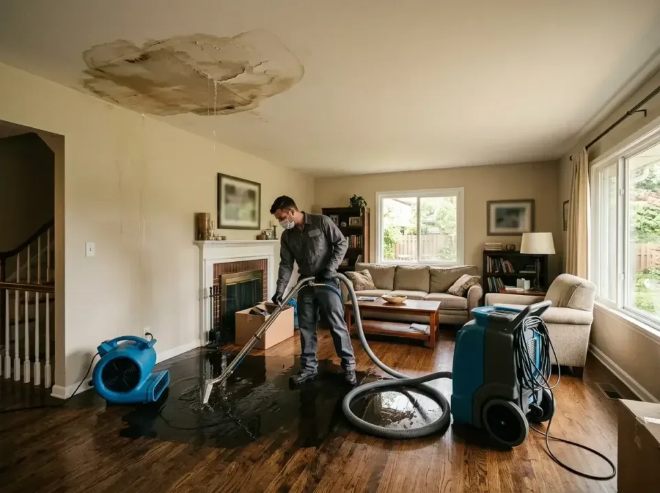 attic-pipe-burst-ceiling-drip-008 — frequently asked questions, Water Damage Restoration & Carpet Care in Shady Spring, WV